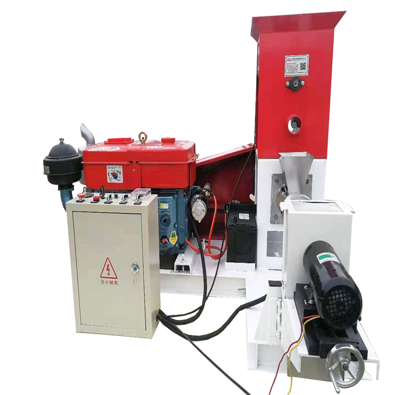 LM50 60-80kg/h Fish Feed Machine by Diesel Engine